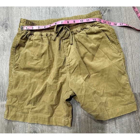 Lucky Brand Shorts Men's Medium Khaki Tan Corduroy Casual Stretch Shorts - Picture 4 of 8